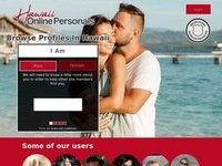 Hawaii Online Personals Homepage Image